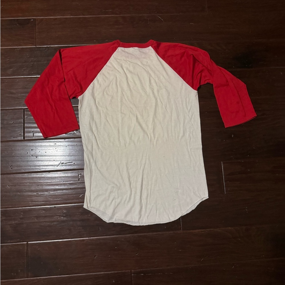 Vintage 80s North Dakota Shirt Baseball Tee - Picture 5 of 5